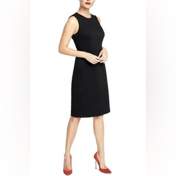 NWT RACHEL Rachel ROY L Anabell Seamed Sheath Cocktail Dress | Black - Picture 1 of 9